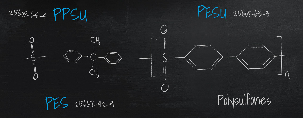 Polysulfones – PSU, PESU, PPSU